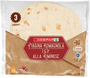 PIADINA FRESCA TRAD. DESPAR 3PZ 360G IGP