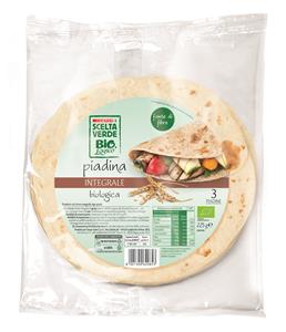 PIADINA FRESCA INTEGR. SC.VERDE BIO 225G