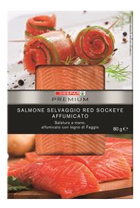 SALMONE AFFUMICATO SELVAGGIO PREMIUM 80G