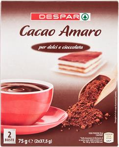 CACAO DESPAR 75G AMARO