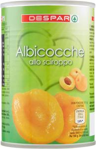 ALBICOCCHE SCIROPPATE DESPAR 420G