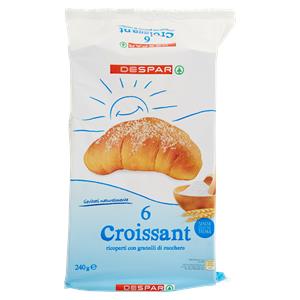 CROISSANT DESPAR X6 240G ZUCCHERATO