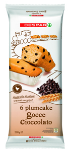 PLUMCAKE DESPAR 210G GOCCE CIOCCOLATO