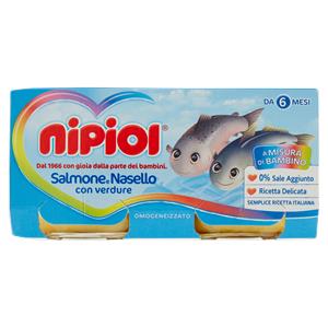 OMO PESCE  SALMONE NASELLO  NIPIOL  x2