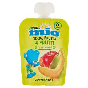 NESTLÉ MIO Merenda da spremere 4 Frutti da 6 mesi pouch 90 g