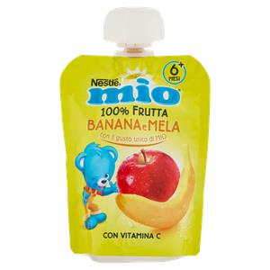 NESTLÉ MIO Merenda da spremere Banana Mela da 6 mesi pouch 90 g