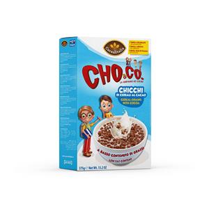 CHICCHI CEREALI CACAO CHO&CO GR375