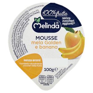 MOUSSE DI MELE E BANANE MELINDA 100g