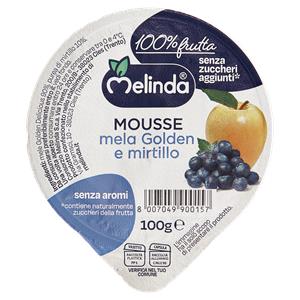 MOUSSE DI MELE E MIRTILLI MELINDA 100g