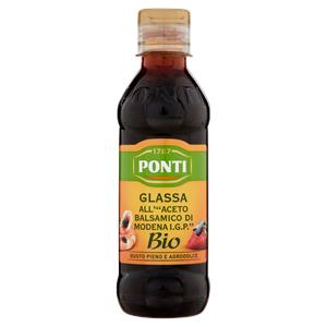 GLASSA ACETO BALSAMICO PONTI 250ML BIO