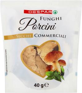 FUNGHI PORCINI DESPAR 40G SECCHI COMMER.