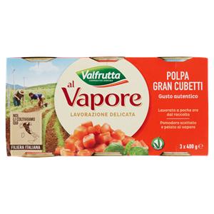 POLPA GRAN CUBETTI VALFRUTTA 400GX3