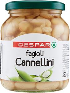 FAGIOLI CANNELLINI DESPAR 350G VASO