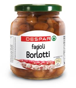 FAGIOLI BORLOTTI DESPAR 350G VASO