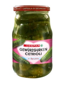 CETRIOLI GURKEN DESPAR 550G AGRODOLCE