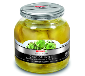 CARCIOFINI PREMIUM 280G IN OLIO DI OLIVA