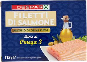 FILETTI DI SALMONE DESPAR 115G OLIO