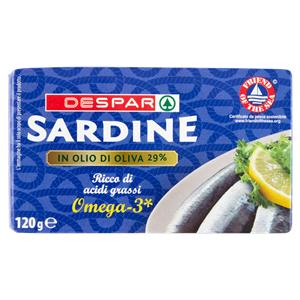 SARDINE IN SCATOLA DESPAR 120G IN OLIO