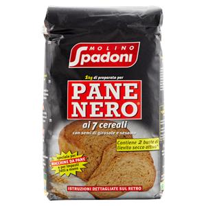 MISCELA PER PANE NERO SPADONI 1KG