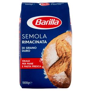 Barilla Semola Rimacinata Grano Duro Ideale per Pane e Pasta Fresca 1000g