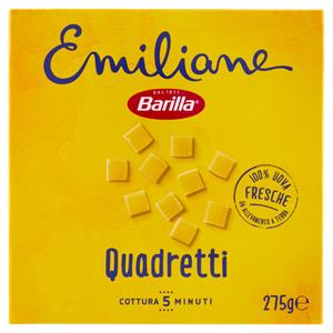 Barilla Emiliane Quadretti Pasta all'Uovo 275 g