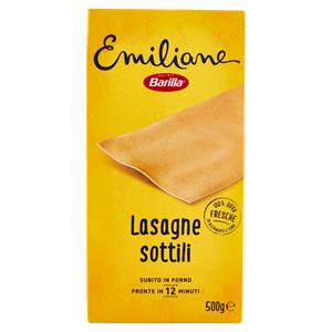 Barilla Emiliane Le sottili Lasagne all'uovo 500g