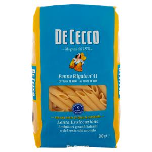 PENNE RIGATE 41 DE CECCO 500G