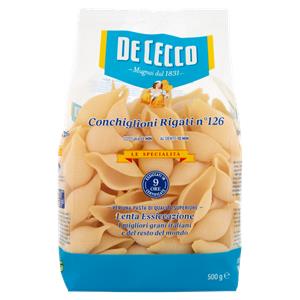 CONCHIGLIONI RIGATI 126 DE CECCO 500G