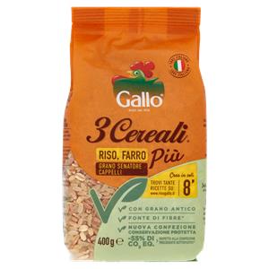 RISO GALLO 400G 3 CEREALI