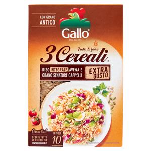 RISO GALLO 400G 3 CEREALI INTEGRALE