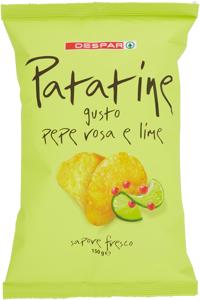 PATATINE DESPAR 150G LIME & PEPE ROSA