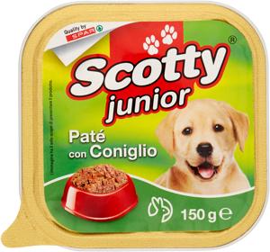 PATE' CANE SCOTTY 150G JUNIOR CONIGLIO