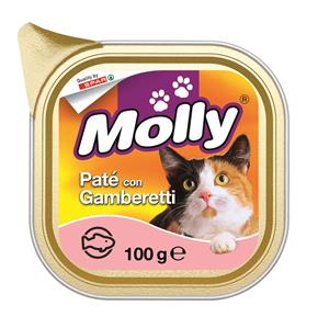 PATE' GATTO MOLLY 100G GAMBERETTI