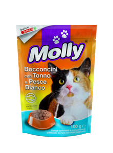 BOCCONCINI MOLLY 100G TONNO/PESCE BIANCO