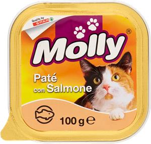 PATE' GATTO MOLLY 100G SALMONE