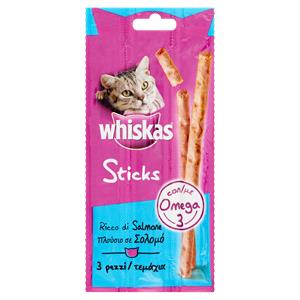 STICKS WHISKAS 18G SALMONE