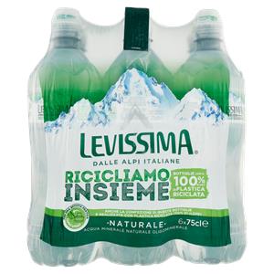 Levissima, naturale conf. 6x75 cl 100% R-PET