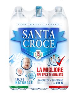 ACQUA MINERALE SANTACROCE 1,5L NATURALE