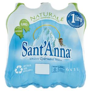 ACQUA MINERALE SANT'ANNA 1L NATURALE