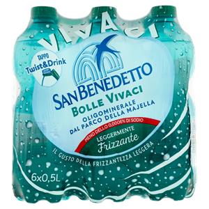 ACQUA MINERALE SAN BENEDETTO 50CL FRIZ