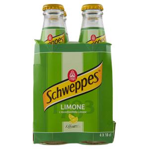 BIBITA SCHWEPPES CL.18X4 LIMONE VETRO