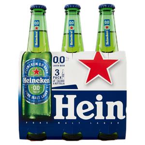 BIRRA HEINEKEN 33CLX3 0.0 ANALCOLICA