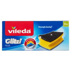 SPUGNA ABRASIVA VILEDA GLITZI  PLUS 3 PZ