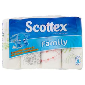 CARTASPUGNA CASA SCOTTEX x 4 ROTOLI