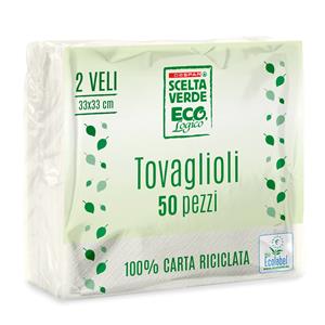 TOV. DESPAR 2VELI 50PZ 33X33CM SC VERDE