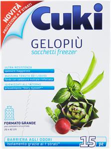 SACCHI FREEZER CUKI 15PZ GRANDI