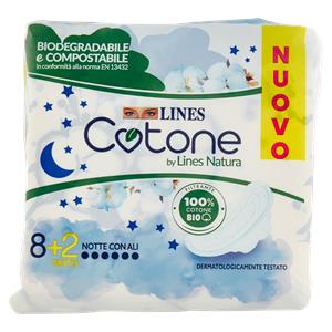 ASSORB. COTONE ULTRA LINES NOTTE X8+2