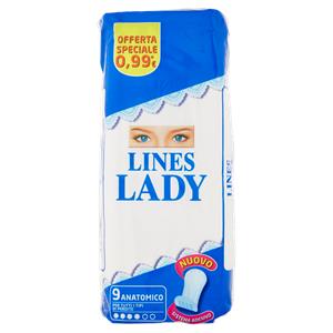 ASSORBENTI LINES LADY x10PZ ANATOMICI