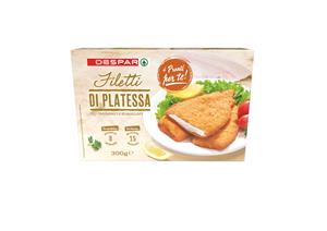 FILETTI DI PLATESSA IMPANATI DESPAR 300G