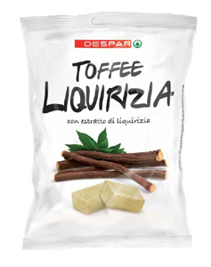 CARAMELLE DESPAR 150G TOFFEE LIQUIRIZIA